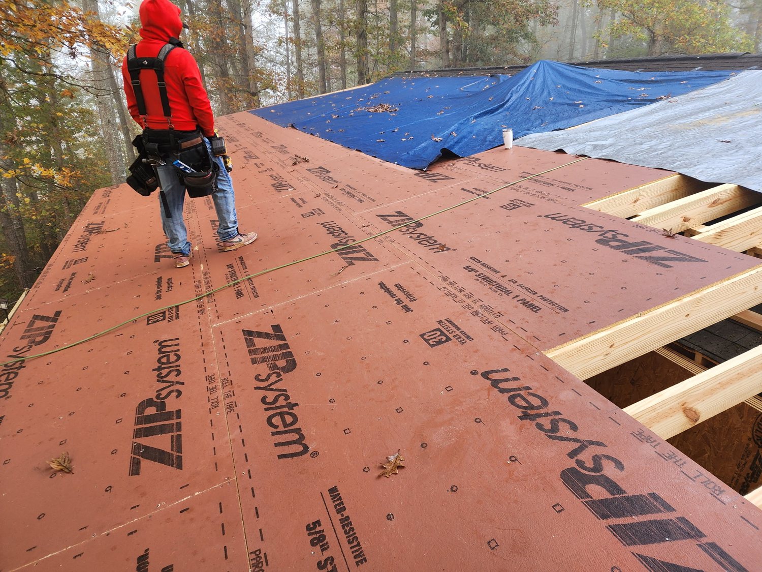 Roofing work — shingle and metal