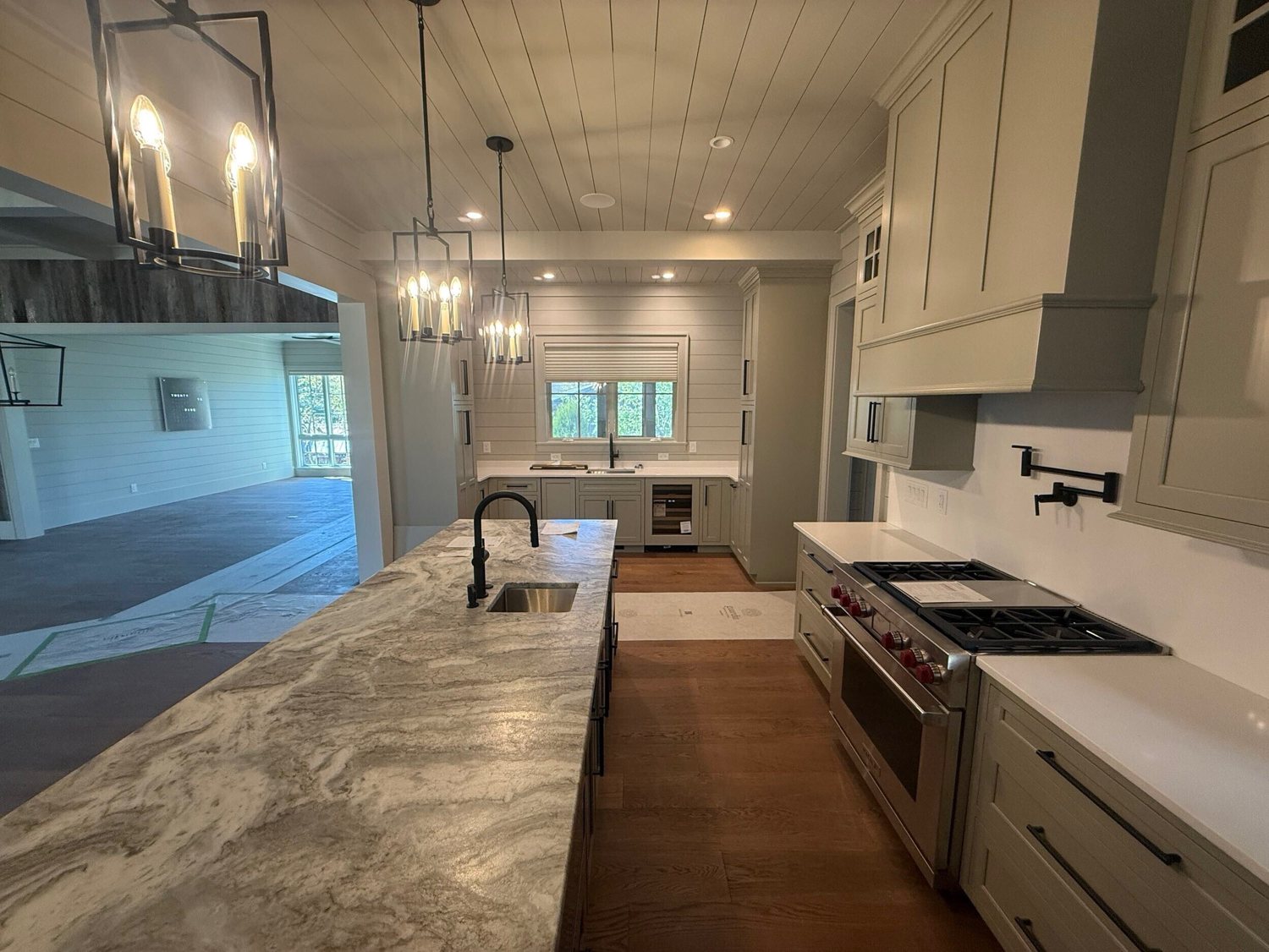 Custom kitchen finish work